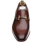 Herring Dillon mens loafers in conker calf