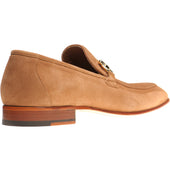 Herring Dillon mens loafers in tobacco suede