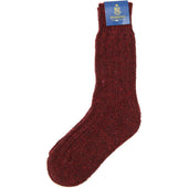 Herring Donegal Wool Sock in burgundy