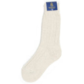 Herring Donegal Wool Sock in ecru