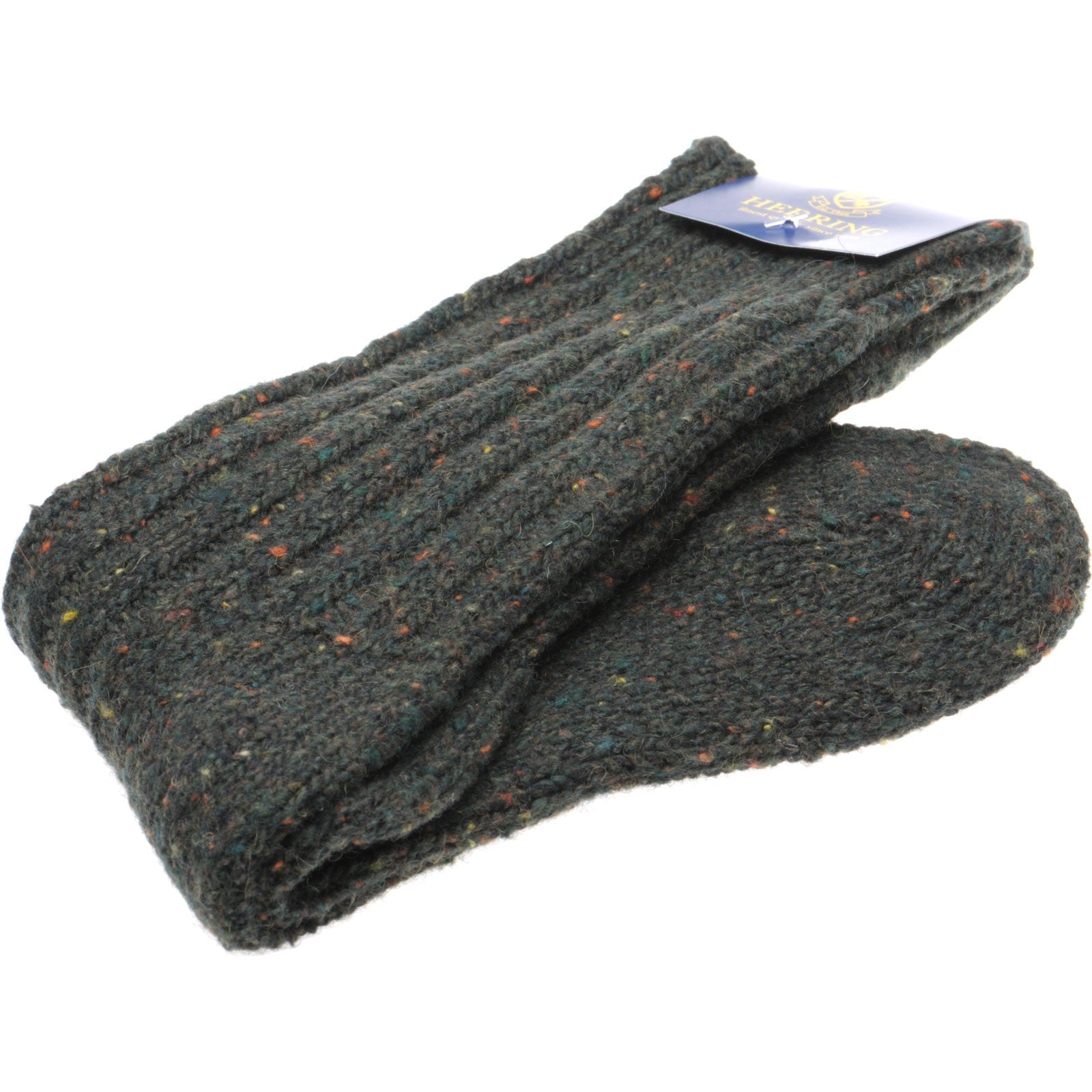 Herring Donegal Wool Sock in seaweed
