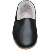 Herring Duke mens slippers in black calf