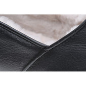 Herring Duke mens slippers in black calf