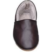 Herring Duke mens slippers in wine calf