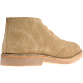 Herring Dune mens rubber-soled desert boots in sand suede