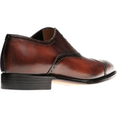 Herring Dunkeld mens semi-brogues in rosewood calf