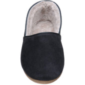 Herring Earl mens slippers in navy suede