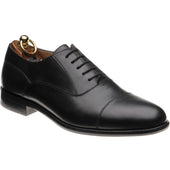 Herring Edgeware II mens hybrid-soled Oxfords in black calf