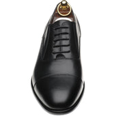 Herring Edgeware II mens hybrid-soled Oxfords in black calf