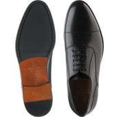 Herring Edgeware II mens hybrid-soled Oxfords in black calf