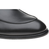Herring Edmonton II mens hybrid-soled loafers in black calf