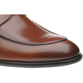 Herring Edmonton II mens hybrid-soled loafers in brown calf