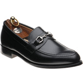 Herring Esher mens loafers in black calf
