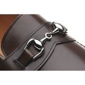 Herring Esher mens loafers in brown calf