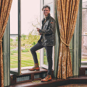 Herring Exmoor in moorland green tweed and chestnut calf