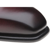 Herring Fitzrovia mens monk shoes in burgundy calf