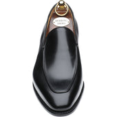 Herring Fleming mens loafers in black calf