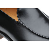 Herring Fleming mens loafers in black calf