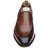 Herring Fleming mens loafers in conker calf
