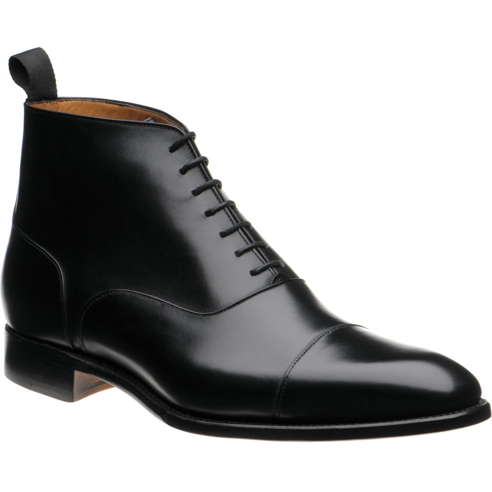 Herring Flynn mens boots in black calf
