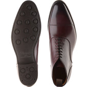 Herring Flynn R mens rubber-soled boots in burgundy calf