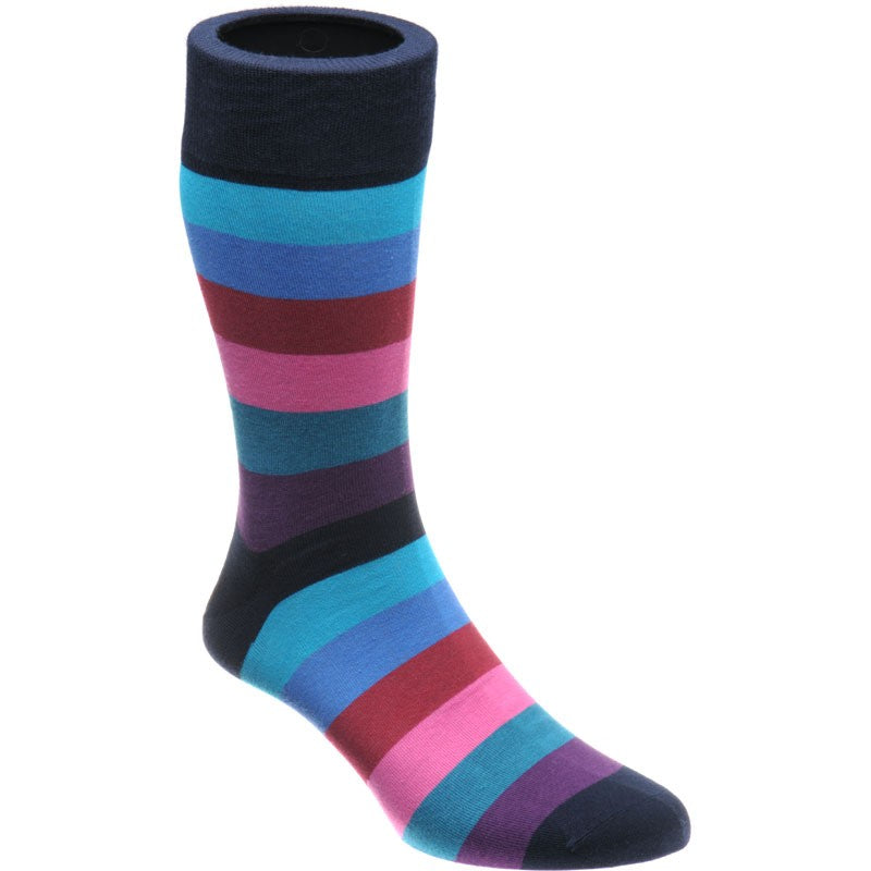 Herring Fred Sock in black multi