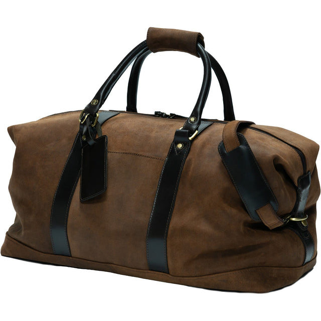 Herring Gainsborough Holdall in brown waxy