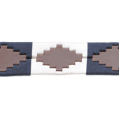 Herring Gaucho Belt in whitenavy