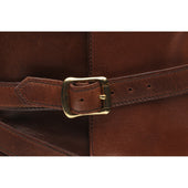 Herring George mens boots in brown waxy