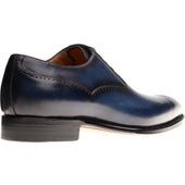Herring Gershwin mens semi-brogues in navy calf