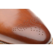 Herring Gershwin mens semi-brogues in tan calf