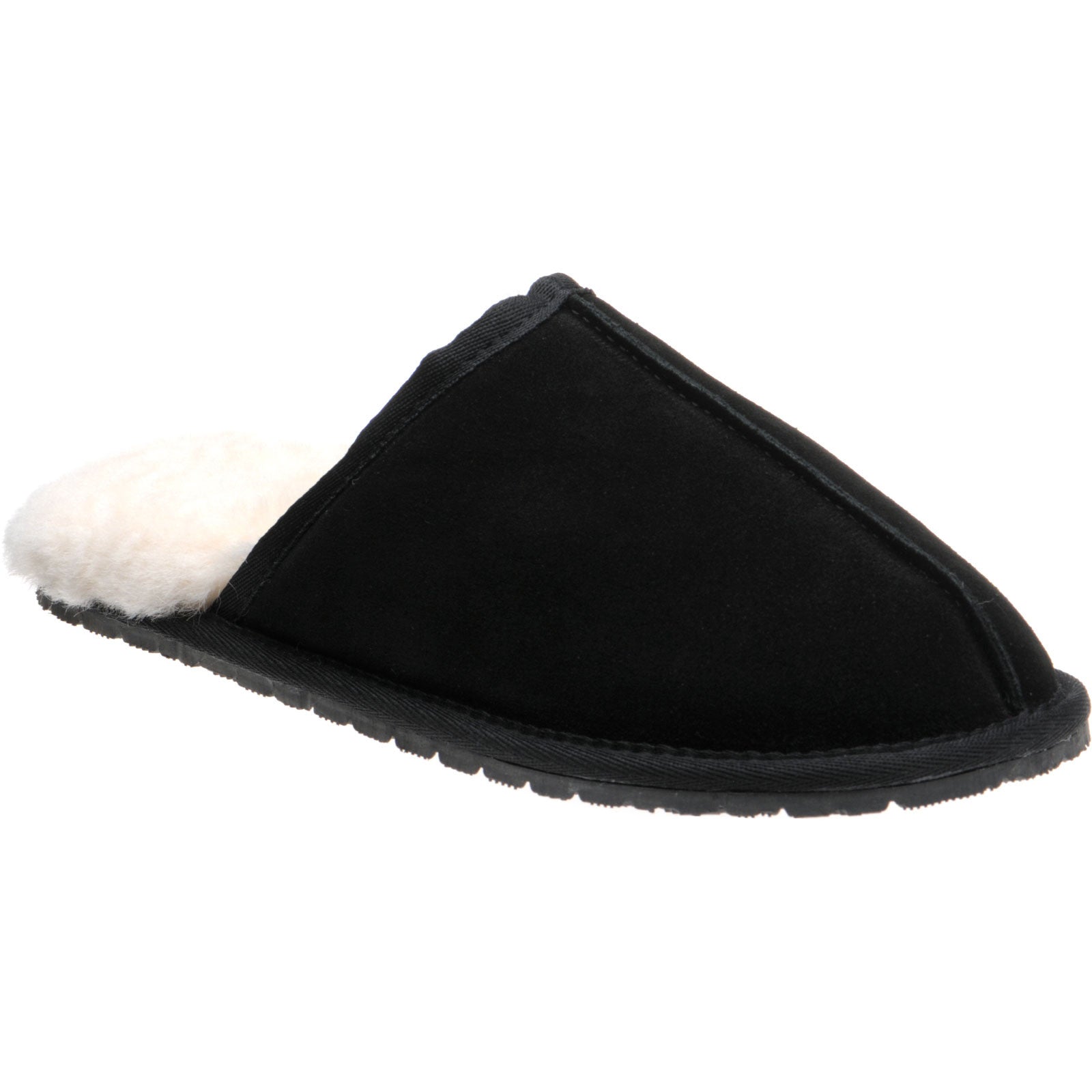 Herring Glen rubber-soled slippers in black