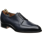 Herring Godwine mens Derby shoes in navy calf