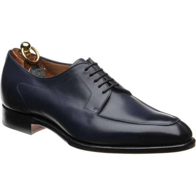Herring Godwine mens Derby shoes in navy calf