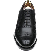 Herring Gosport mens brogues in black calf
