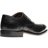 Herring Gosport mens brogues in black calf