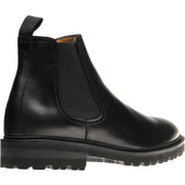 Herring Grange mens rubber-soled boots in black calf