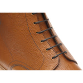 Herring Grantham Rubber mens rubber-soled boots in tan grain
