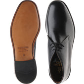 Herring Grays mens Chukka boots in black calf (second)