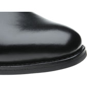 Herring Grays Rubber mens rubber-soled Chukka boots in black calf