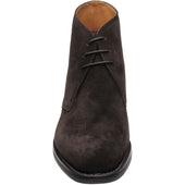 Herring Grays Rubber mens rubber-soled Chukka boots in brown suede