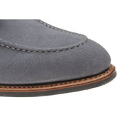 Herring Guildford mens hybrid-soled tasselled loafers in pebble grey