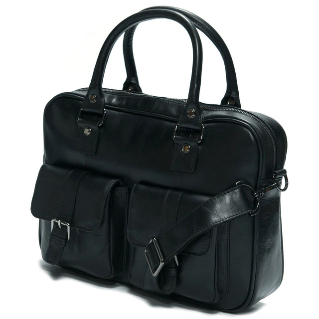 Herring Harlesden Briefcase in black