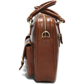 Herring Harlesden Briefcase in dark chestnut