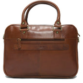 Herring Harlesden Briefcase in dark chestnut