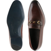 Herring Harlington mens loafers in brown calf