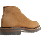 Herring Hook mens rubber-soled Chukka boots in mid brown suede
