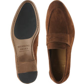 Herring Ibstock II mens hybrid-soled loafers in snuff suede