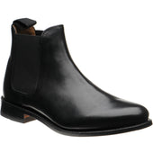 Herring Ipswich II mens Chelsea boots in black waxy calf