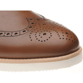 Herring Jack II mens rubber-soled brogues in tan calf